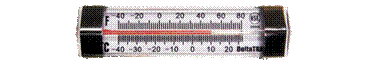 Bi-Metal Refrigerator Thermometer