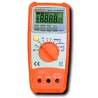 顯 示 器：最大顯示數(shù)3999，字高25mm;可以測量:直流電壓;交流電壓;直流電流;交流電流;電阻;電容,頻率;占空比;帶蜂鳴器通斷測試;二極管測試;晶體管hFE測試. 
