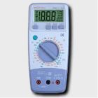 顯 示 器：最大顯示數(shù)1999，字高20mm;可以測量:直流電壓;交流電壓;直流電流;交流電流;電阻;電容,頻率;溫度,占空比;帶蜂鳴器通斷測試;二極管測試;晶體管hFE測試. 