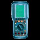 DMM-740A   萬(wàn)用示波表。帶寬：500KHz。取樣率：20M次/秒
 解析度：8Bit。雙通道。最大輸入電壓：1000Vp-p。RS-232C界面供傳輸測(cè)量數(shù)據(jù)及波形 
 
  
 

 