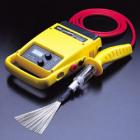 DC15 便攜式針孔電火花檢測儀 電壓范圍:0～15Kv ;分辨率:100V; 顯示:LCD3位半數(shù)字顯示;故障報(bào)警:音頻和視頻報(bào)警.