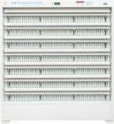 單面336點(diǎn)/臺(tái) 雙面672點(diǎn)/臺(tái)自動(dòng)檢測(cè)柜,充放電恒流范圍:1--250mA,1--50mA 恒流誤差：≤±0.3mA；50--250mA 恒流誤差：≤±1mA；恒壓范圍:2.5V～4.5V,恒壓誤差≤±(0.3％HY),電壓采樣范圍:2.5V～5V,電壓采樣誤差≤±(0.2％RD＋0.1％FS),最小終止電流：1--5mA定時(shí)誤差＜1‰,巡檢周期: ≤10秒