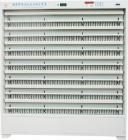 336點(diǎn)/臺(tái) 單面 自動(dòng)檢測(cè)柜,鋰離子、鎳氫、鎳隔二次電池通用型 適應(yīng)多種二次電池，節(jié)約空間和投資,充放電恒流范圍:10～2000mA（鎳氫鎳隔電池放電恒流范圍：50～1200mA）,恒流誤差≤±(0.2％RD＋0.1％FS),恒壓范圍:2.5V～4.5V（鎳氫鎳隔電池不需恒壓充電）恒壓誤差≤±(0.3％HY),電壓采樣范圍:2.5V～5V,電壓采樣誤差≤±(0.2％RD＋0.1％FS),最小終止電流：10～15mA