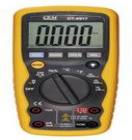 防水數(shù)字萬用表DT-9917 ;交/直流電壓,交/直流電流,電阻,溫度,頻率,占空比,電容,二極管測試,短路蜂鳴測試