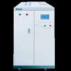 AN97010SSH  單相輸出程控變頻電源 輸出電壓低檔1～150V，高檔1～300V，效率高于85％。輸出容量：10KVA；電路方式：大屏幕液晶（320*240）顯示，IGBT/PWM脈沖寬度調(diào)節(jié)方式；工作方式：普通方式/步階方式（編程）/漸變方式（編程）