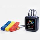 ETCR1000A 非接觸型檢相器采用鉗形非接觸測量，不用撥開電線，無需接觸高壓裸露火線，直接將三個超感應(yīng)高絕緣鉗夾分別夾住三相火線的絕緣外皮即可檢測，還有活線檢查、簡易檢電、火線識別、缺相判斷、斷線位置查找、能檢測直流線路的斷點、線路檢修等功能