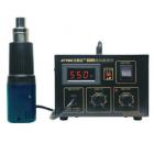 ·采用LED顯示指示溫度、控溫精確、使操作更方便

·升溫迅速，2至3秒可達(dá)到設(shè)定溫度

·采用柔和旋轉(zhuǎn)風(fēng)、均勻加熱，更好保護(hù)元器件

·出風(fēng)柔和，溫度均勻

·吹、焊帶塑料的元器件不易變形，吹屏蔽盒不變色、快捷方便

·完美的待機(jī)節(jié)電功能

·放靜電設(shè)計(jì)，防止因靜電及漏電而損壞PCB板
