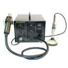 ·AT8502是二合一維修系統(tǒng)，能應(yīng)付各種焊接需要，能發(fā)揮全面維修功能，各功能均可獨(dú)立使用。

·采用防靜電設(shè)計(jì)，防止因靜電及漏電而損壞PCB板。

·傳感器閉合回路控制，升溫迅速，溫度精確穩(wěn)定，可安全拆焊QFP、PLCC、SOP、BGA等對(duì)溫度敏感的元器件。

·智能冷卻系統(tǒng)，工作完畢關(guān)機(jī)后延時(shí)送風(fēng)，風(fēng)溫低于100℃后自動(dòng)切斷電源。

·采用原裝進(jìn)口發(fā)熱絲，壽命超長。

·采用原裝進(jìn)口氣泵、低振動(dòng)、無噪音設(shè)計(jì)、保持工作環(huán)境的清靜。
